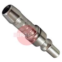 30100890 GasiQ Argon/Mix Male Connector. 10mm