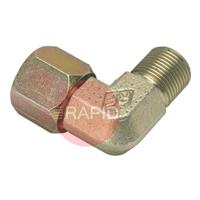 31630107 GasiQ Single Outlet Point Angle Connection, G3/8