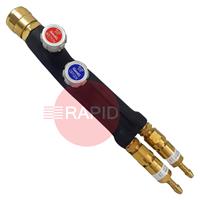 33057100 GasiQ S80 Oxy/Acetylene Complete Oval Shank Kit, with Flame Arrestor & Connection Nuts