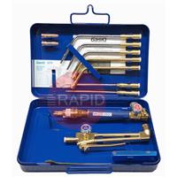 35957200 GasiQ D75 Ergo Oxy/Acetylene Heating & Plumbing Kit, with Flame Arrestor