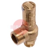 37910016 GasiQ Safety Valve. 16 Bar. G1/2
