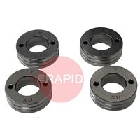 4017217 PATON V-Groove Feed Roller Set of 4 – Solid Wire: 1.6 - 2.0mm (4 Roll Drive)