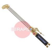 66900000 GasiQ Cuttex Flat Handled Cutting Torch For Use With Acetylene or Propane Fuel Gas. 510mm Long 75° Head