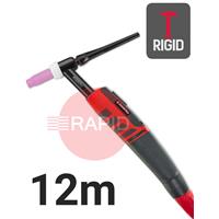 CK-EDS17R12 CK Diamond EDS 17RG Rigid Head Tig Torch, 12m