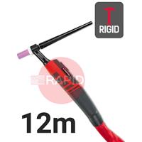 CK-EDS9R12 CK Diamond EDS 9RG Rigid Head Air Cooled Tig Torch, 12m