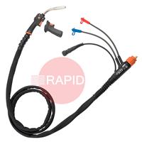 GXE308WA35 Kemppi Flexlite GXe K8 308W A Water Cooled 300A MIG Torch, w/ Euro Connection & GRE80 Torch Remote - 3.5m