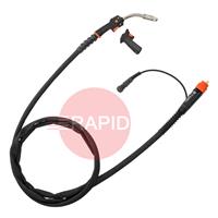 GXE408GA5 Kemppi Flexlite GXe K8 408G A Air Cooled 400A MIG Torch, w/ Euro Connection & GRE80 Torch Remote - 5m