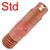 CWCX18  Binzel MB15 0.8mm Contact Tip - Standard M6, 0.8mm Dia 25mm Long
