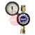 37210000  GasiQ Aceytlene Regulator for Outlet Point. 4 Bar, G3/8
