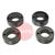 4017223  PATON V-Groove Feed Roller Set of 4 – Solid Wire: 1.0 - 1.2mm (4 Roll Drive)