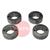 4017218  PATON K-Groove Feed Roller Set of 4 - Flux Cored Wire: 0.8 - 1.0mm (4 Roll Drive)