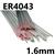 4,075,154  4043 (NG21) Aluminium Tig Wire, 1.6mm Diameter x 1000mm Cut Lengths - AWS 5.10 ER4043. 2.5kg Pack