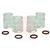 CK-TA332GS  Furick No.8 Pro Pyrex Cup Kit (4x Cups & 4 O-Rings)