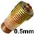 CK-4CB2  CK 4 Series 0.5mm Stubby Series Collet Body - Gas Lens