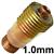CK-4CB2  CK 4 Series 1.0mm Stubby Series Collet Body - Gas Lens