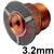 CK-3A8  Tungsten Adapter w/Screens for 3.2mm Gas Saver Spares