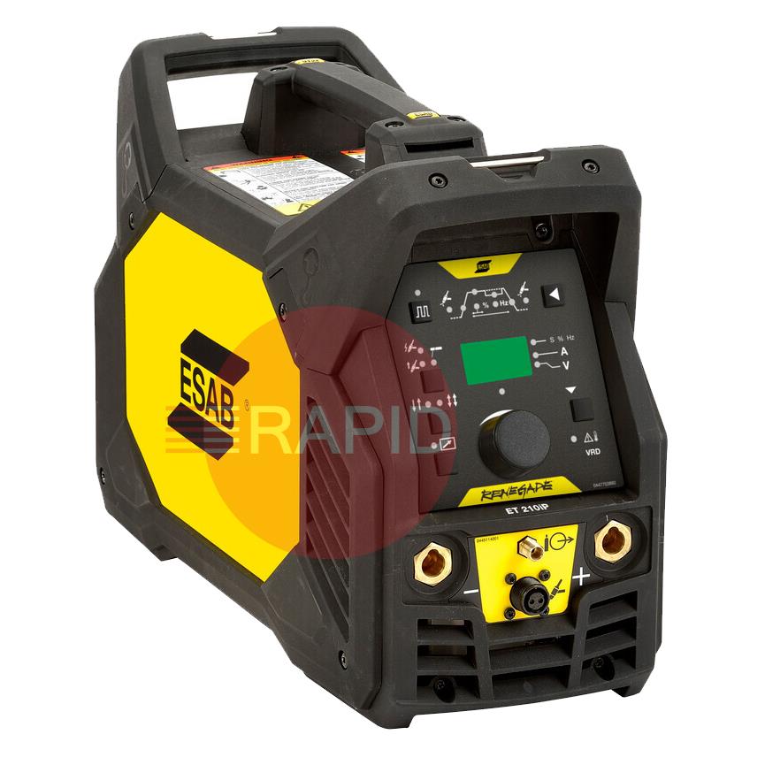 0447700911  ESAB Renegade ET 210iP Ready To Weld Air-Cooled Package with 4m TIG Torch - 115 / 230v, 1ph