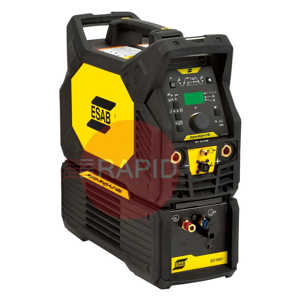 0447700912  ESAB Renegade ET 210iP Ready To Weld Water-Cooled Package with 4m TIG Torch - 115 / 230v, 1ph