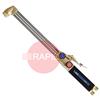 66900100  GasiQ Cuttex Flat Handled Cutting Torch For Use With Acetylene or Propane Fuel Gas. 510mm Long 90° Head
